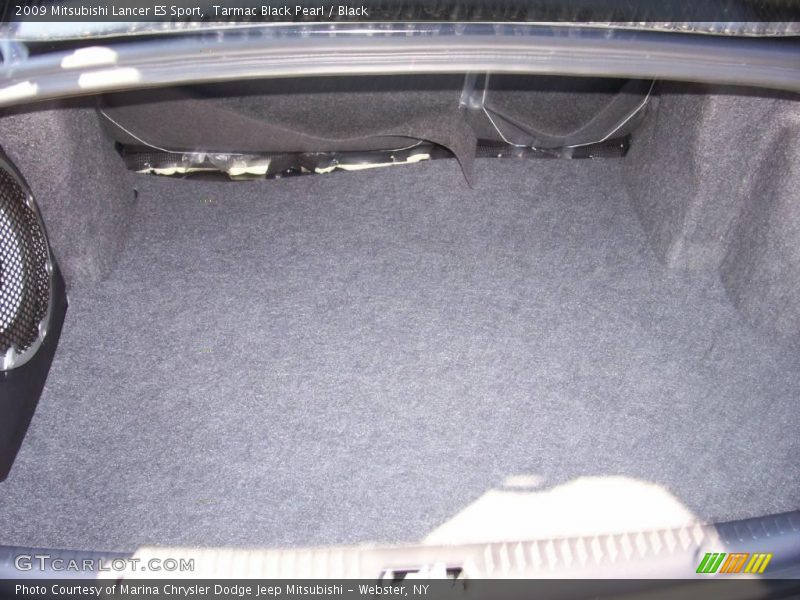 Tarmac Black Pearl / Black 2009 Mitsubishi Lancer ES Sport