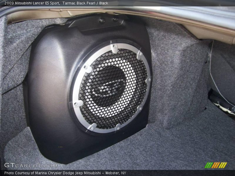 Tarmac Black Pearl / Black 2009 Mitsubishi Lancer ES Sport