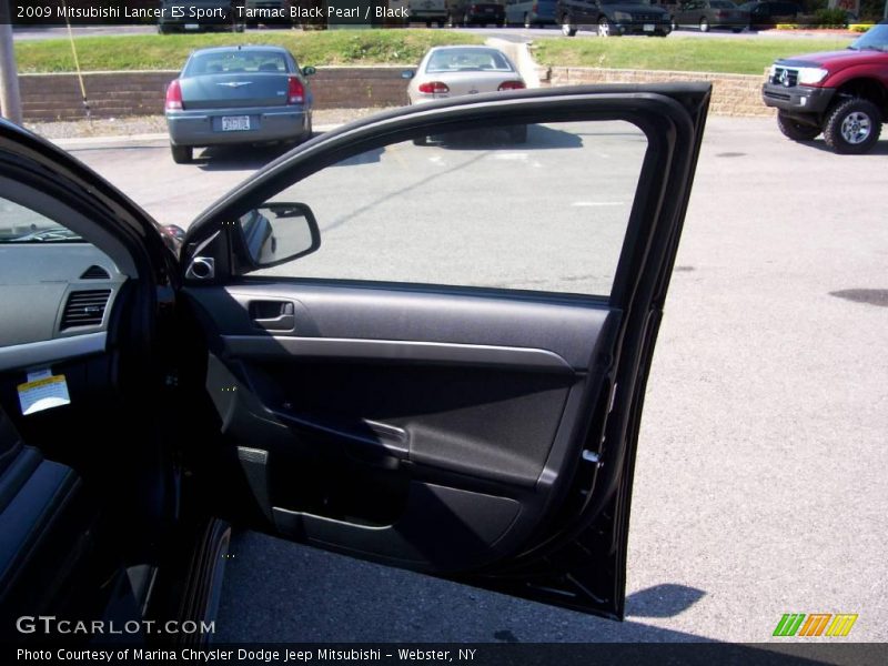 Tarmac Black Pearl / Black 2009 Mitsubishi Lancer ES Sport