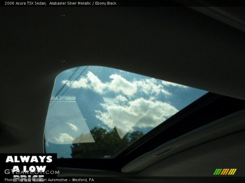 Alabaster Silver Metallic / Ebony Black 2006 Acura TSX Sedan