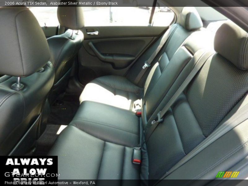 Alabaster Silver Metallic / Ebony Black 2006 Acura TSX Sedan