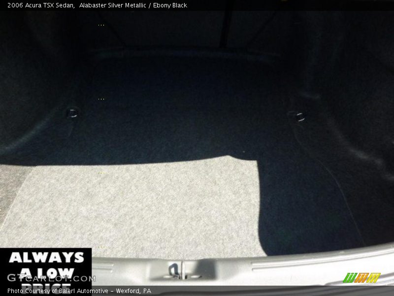 Alabaster Silver Metallic / Ebony Black 2006 Acura TSX Sedan