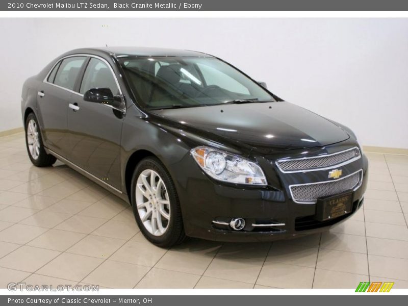 Black Granite Metallic / Ebony 2010 Chevrolet Malibu LTZ Sedan