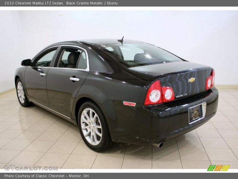 Black Granite Metallic / Ebony 2010 Chevrolet Malibu LTZ Sedan