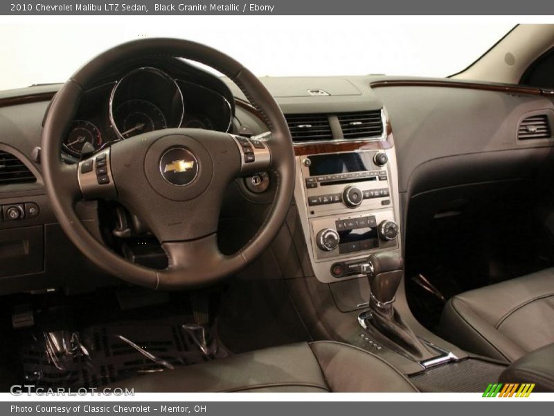 Black Granite Metallic / Ebony 2010 Chevrolet Malibu LTZ Sedan