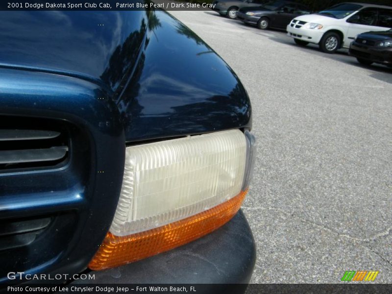 Patriot Blue Pearl / Dark Slate Gray 2001 Dodge Dakota Sport Club Cab
