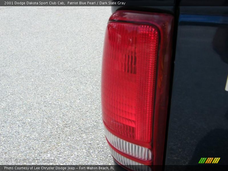 Patriot Blue Pearl / Dark Slate Gray 2001 Dodge Dakota Sport Club Cab