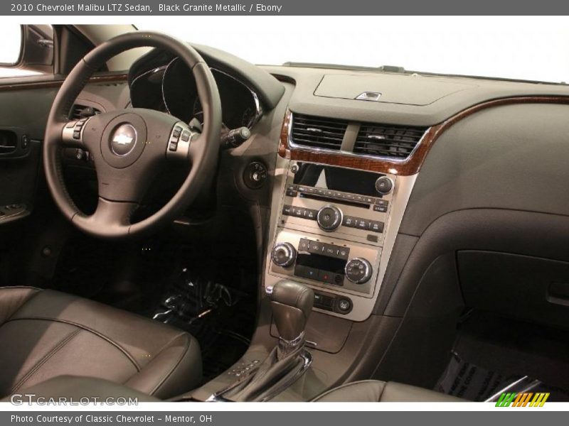 Black Granite Metallic / Ebony 2010 Chevrolet Malibu LTZ Sedan