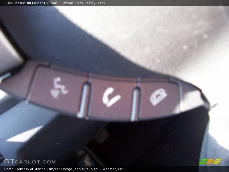 Tarmac Black Pearl / Black 2009 Mitsubishi Lancer ES Sport