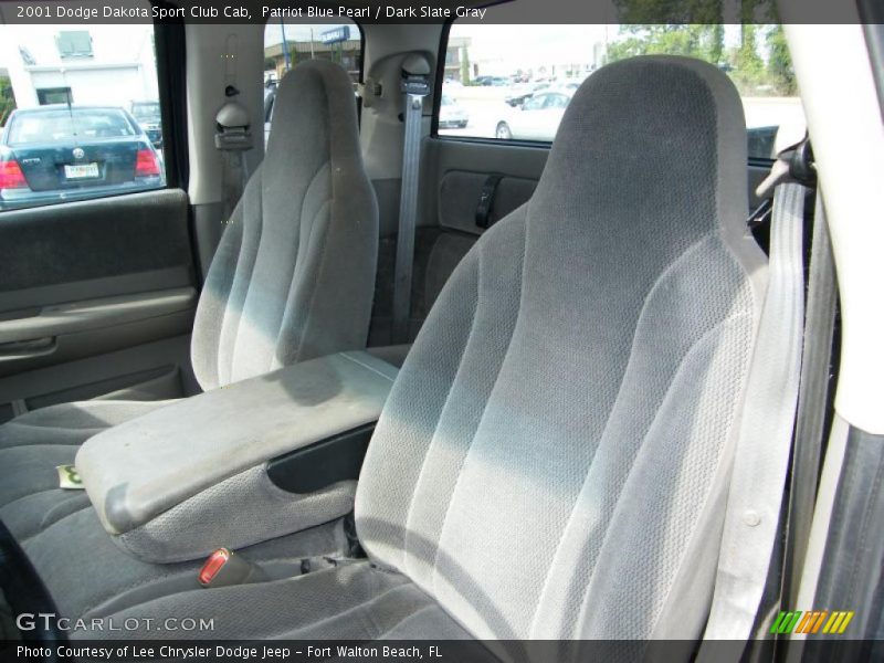 Patriot Blue Pearl / Dark Slate Gray 2001 Dodge Dakota Sport Club Cab