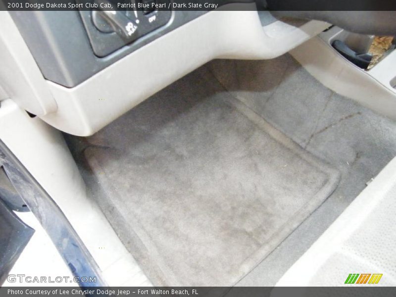 Patriot Blue Pearl / Dark Slate Gray 2001 Dodge Dakota Sport Club Cab