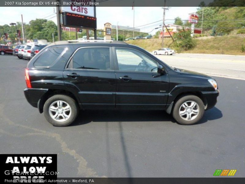 Black Cherry / Beige 2007 Kia Sportage EX V6 4WD