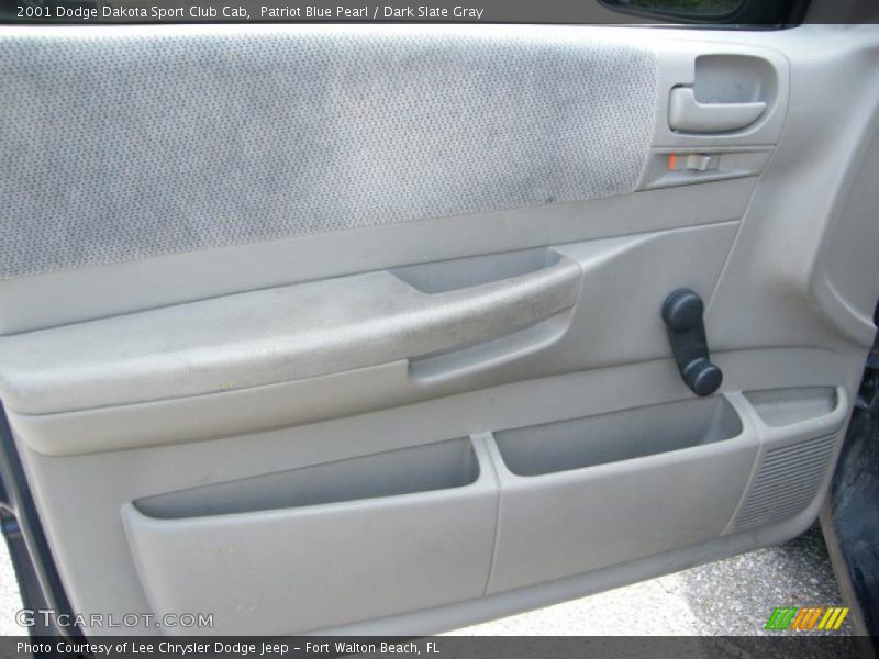 Patriot Blue Pearl / Dark Slate Gray 2001 Dodge Dakota Sport Club Cab