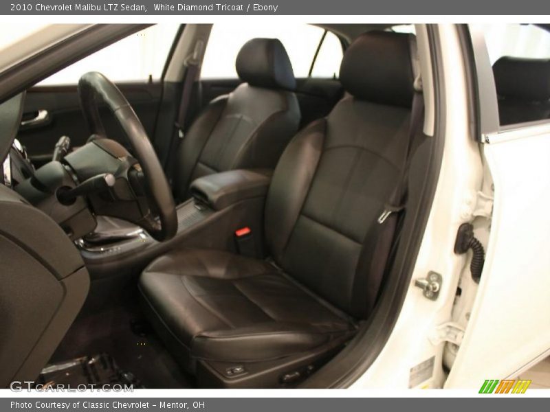 White Diamond Tricoat / Ebony 2010 Chevrolet Malibu LTZ Sedan