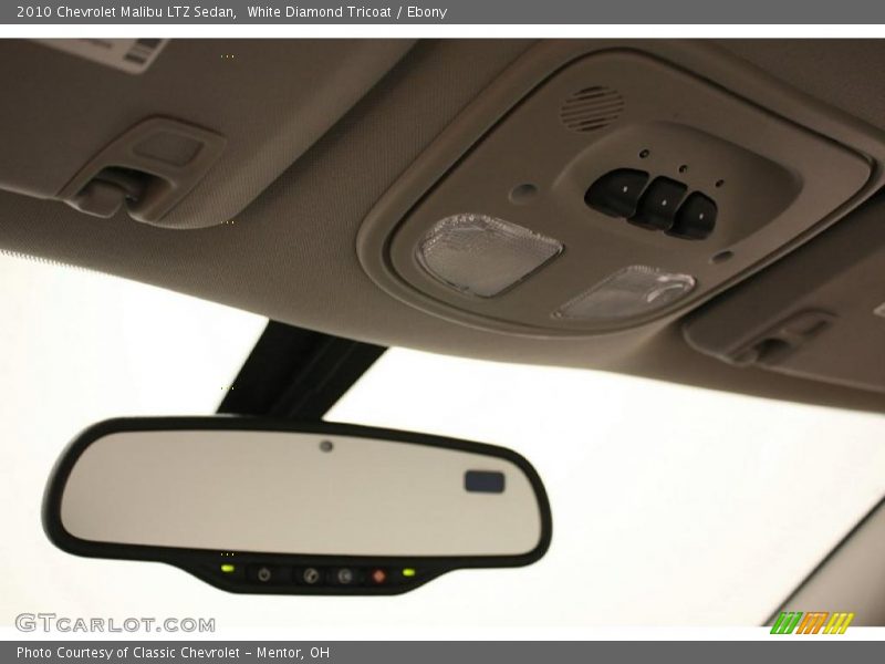 White Diamond Tricoat / Ebony 2010 Chevrolet Malibu LTZ Sedan