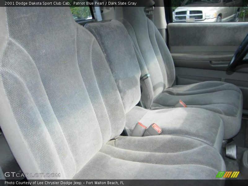 Patriot Blue Pearl / Dark Slate Gray 2001 Dodge Dakota Sport Club Cab