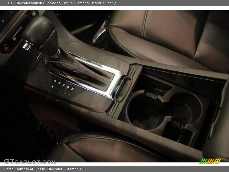 White Diamond Tricoat / Ebony 2010 Chevrolet Malibu LTZ Sedan