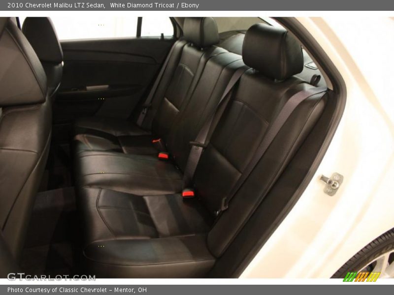 White Diamond Tricoat / Ebony 2010 Chevrolet Malibu LTZ Sedan
