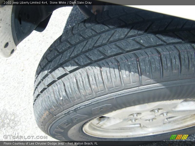 Stone White / Dark Slate Gray 2002 Jeep Liberty Limited 4x4