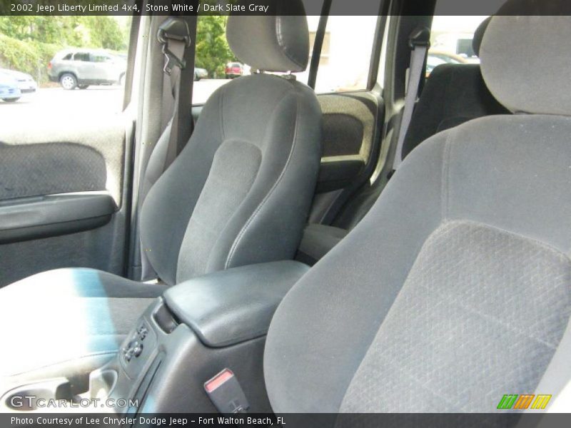 Stone White / Dark Slate Gray 2002 Jeep Liberty Limited 4x4