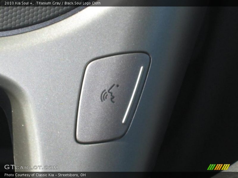 Titanium Gray / Black Soul Logo Cloth 2010 Kia Soul +