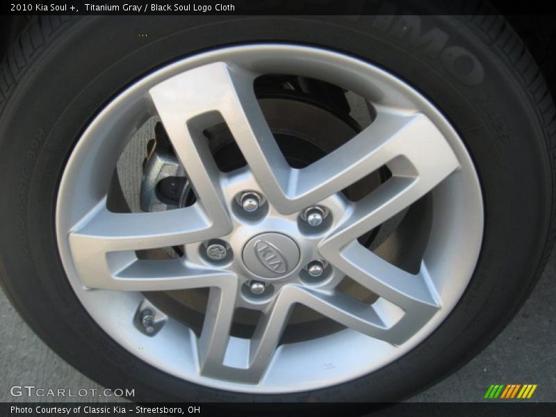 Titanium Gray / Black Soul Logo Cloth 2010 Kia Soul +
