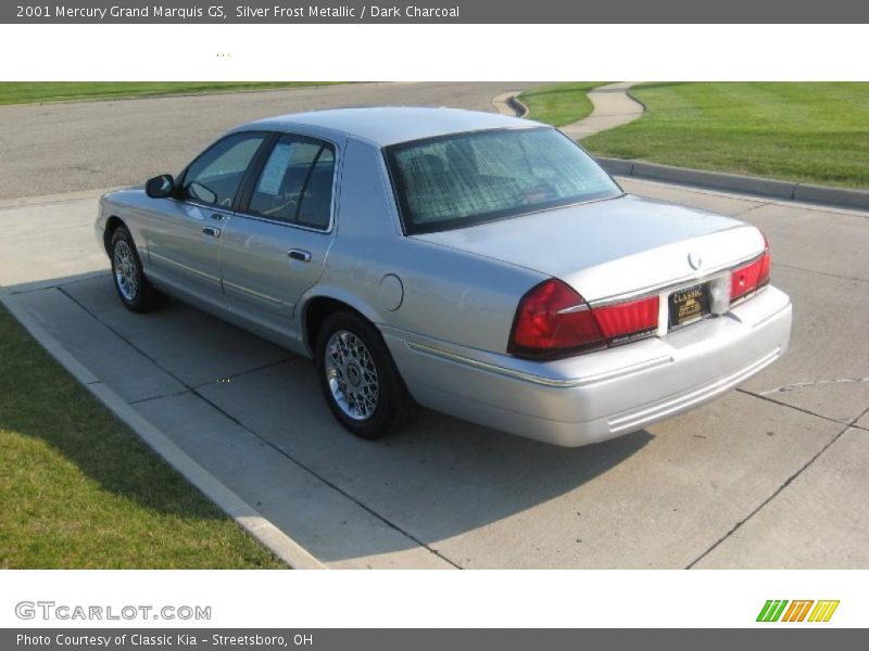 Silver Frost Metallic / Dark Charcoal 2001 Mercury Grand Marquis GS