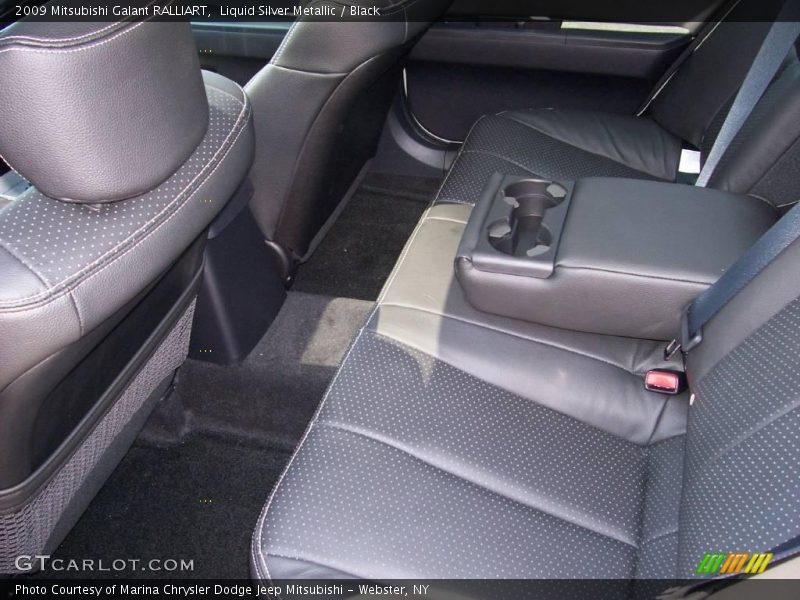 Liquid Silver Metallic / Black 2009 Mitsubishi Galant RALLIART