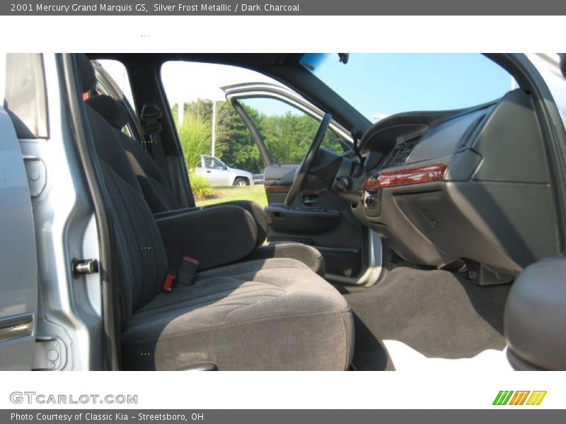 Silver Frost Metallic / Dark Charcoal 2001 Mercury Grand Marquis GS