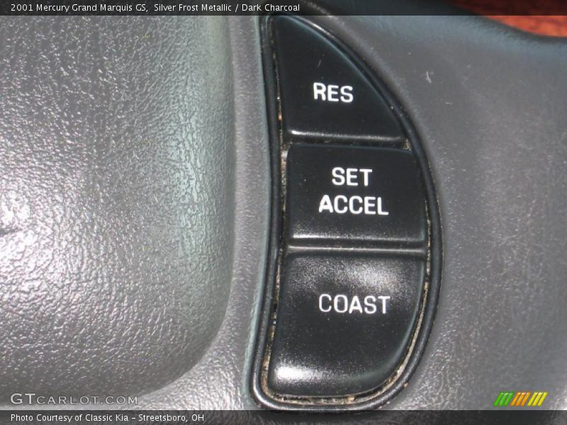 Silver Frost Metallic / Dark Charcoal 2001 Mercury Grand Marquis GS