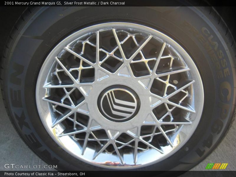 Silver Frost Metallic / Dark Charcoal 2001 Mercury Grand Marquis GS
