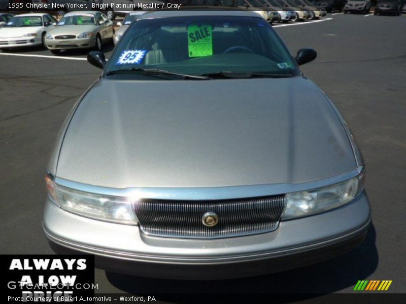 Bright Platinum Metallic / Gray 1995 Chrysler New Yorker