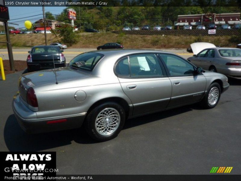 Bright Platinum Metallic / Gray 1995 Chrysler New Yorker