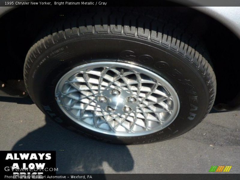 Bright Platinum Metallic / Gray 1995 Chrysler New Yorker