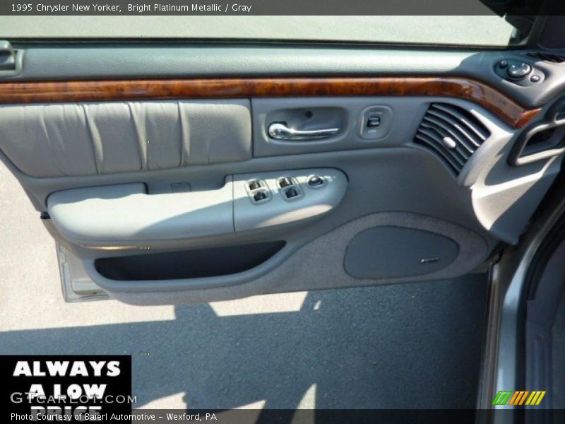 Bright Platinum Metallic / Gray 1995 Chrysler New Yorker