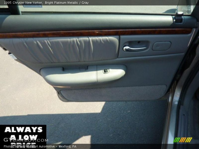 Bright Platinum Metallic / Gray 1995 Chrysler New Yorker