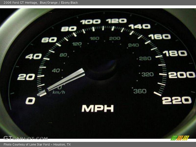 Blue/Orange / Ebony Black 2006 Ford GT Heritage