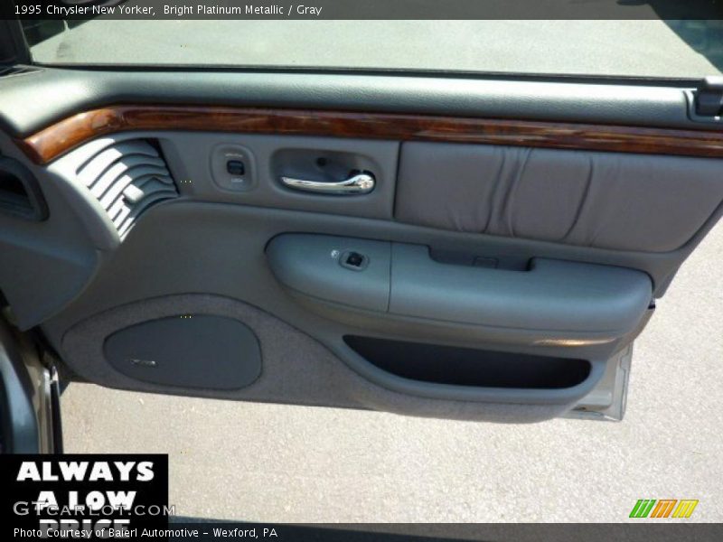 Bright Platinum Metallic / Gray 1995 Chrysler New Yorker