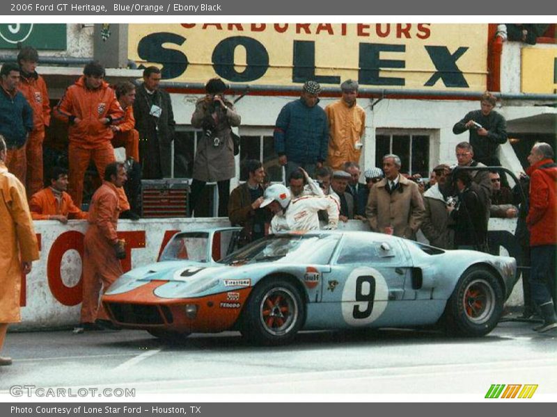 Blue/Orange / Ebony Black 2006 Ford GT Heritage