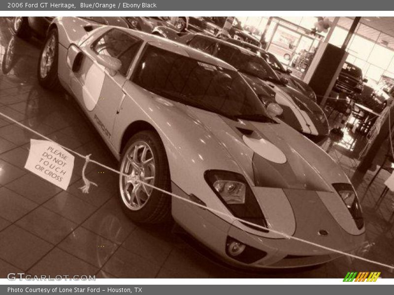 Blue/Orange / Ebony Black 2006 Ford GT Heritage