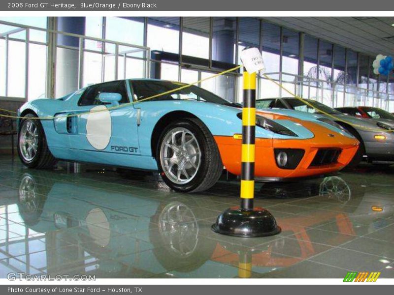 Blue/Orange / Ebony Black 2006 Ford GT Heritage