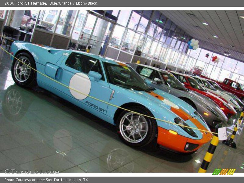 Blue/Orange / Ebony Black 2006 Ford GT Heritage