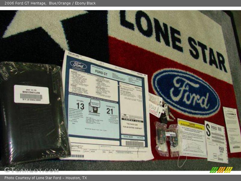 Blue/Orange / Ebony Black 2006 Ford GT Heritage