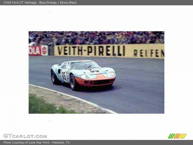Blue/Orange / Ebony Black 2006 Ford GT Heritage