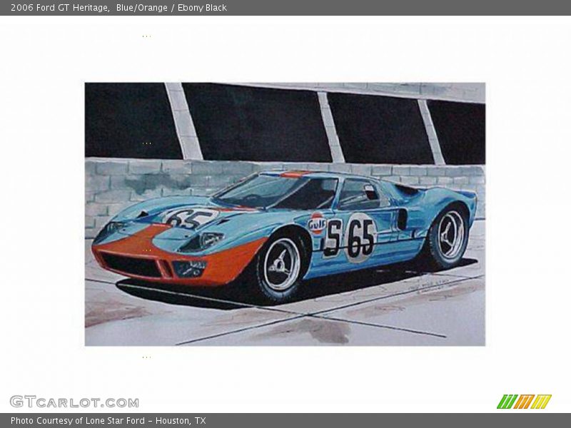 Blue/Orange / Ebony Black 2006 Ford GT Heritage