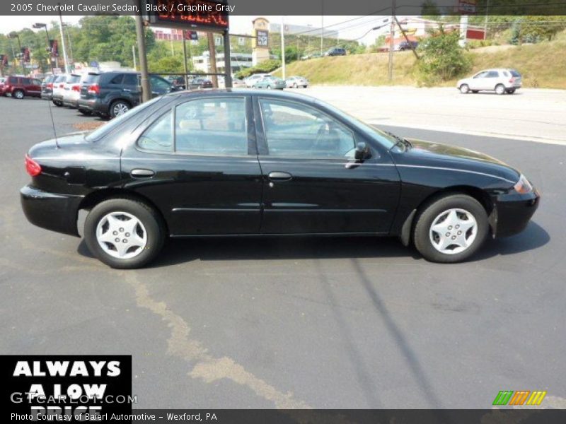 Black / Graphite Gray 2005 Chevrolet Cavalier Sedan