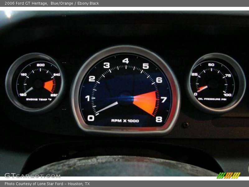 Blue/Orange / Ebony Black 2006 Ford GT Heritage