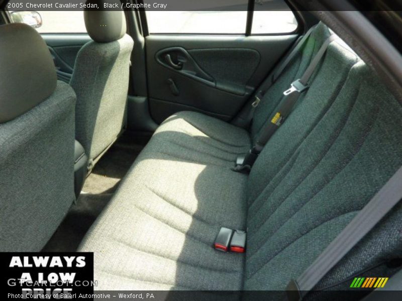 Black / Graphite Gray 2005 Chevrolet Cavalier Sedan