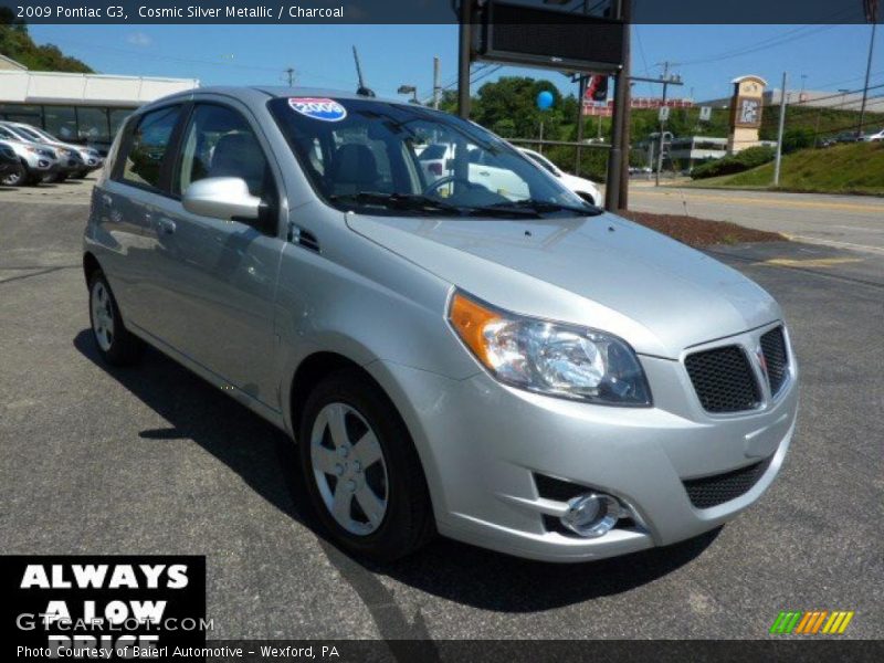 Cosmic Silver Metallic / Charcoal 2009 Pontiac G3