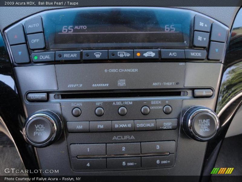 Bali Blue Pearl / Taupe 2009 Acura MDX
